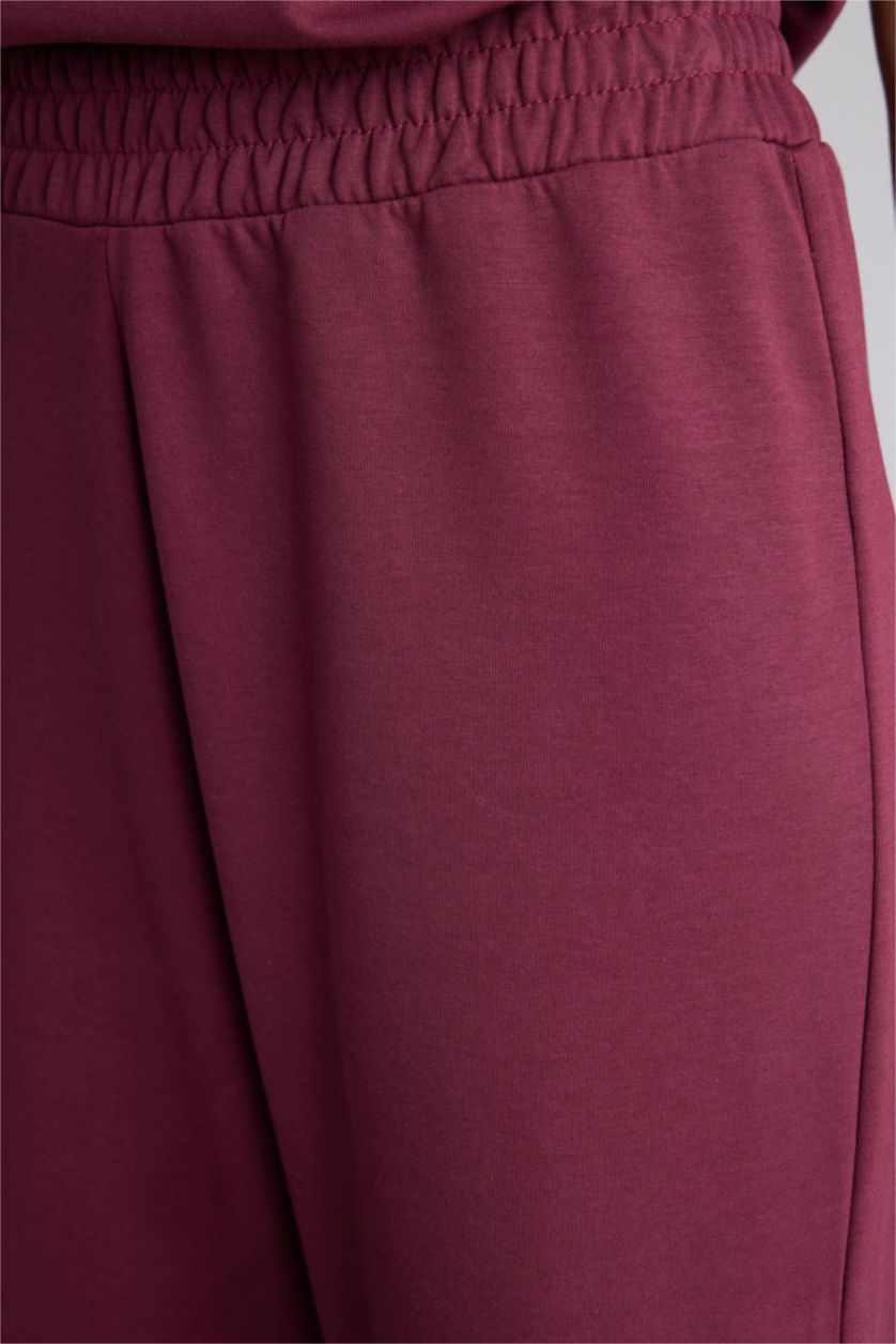 WOMAN Bordeaux Straight Fit Basic Trousers