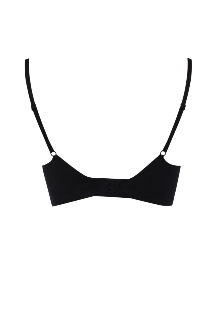 Kadın Siyah Çıkarılabilir Pedli Bra