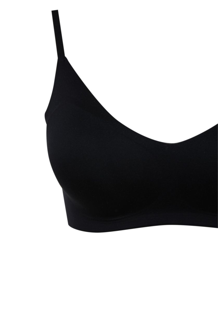 Kadın Siyah Çıkarılabilir Pedli Bra