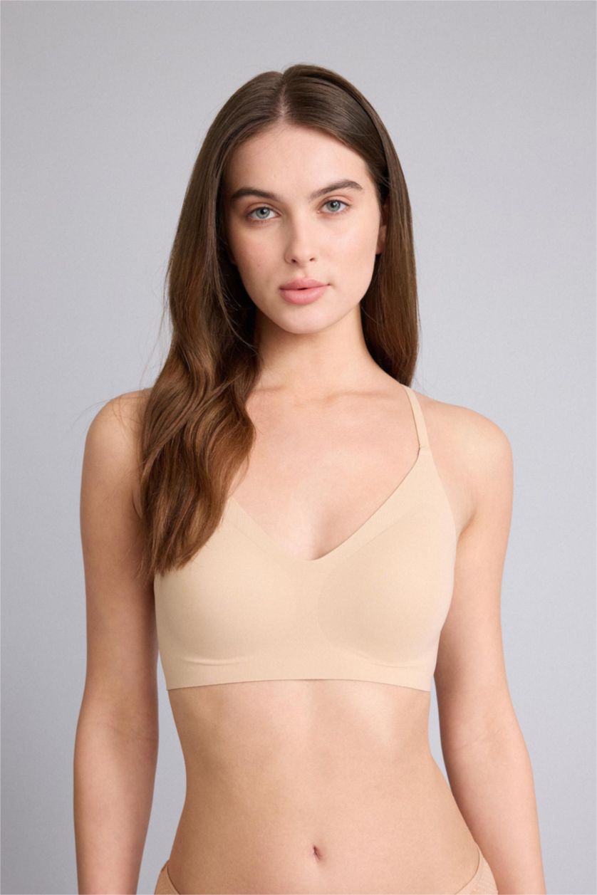 Женщины Бежевый Fall in Love Со съемными вкладышами Съемная подкладка без косточек бюстгальтер