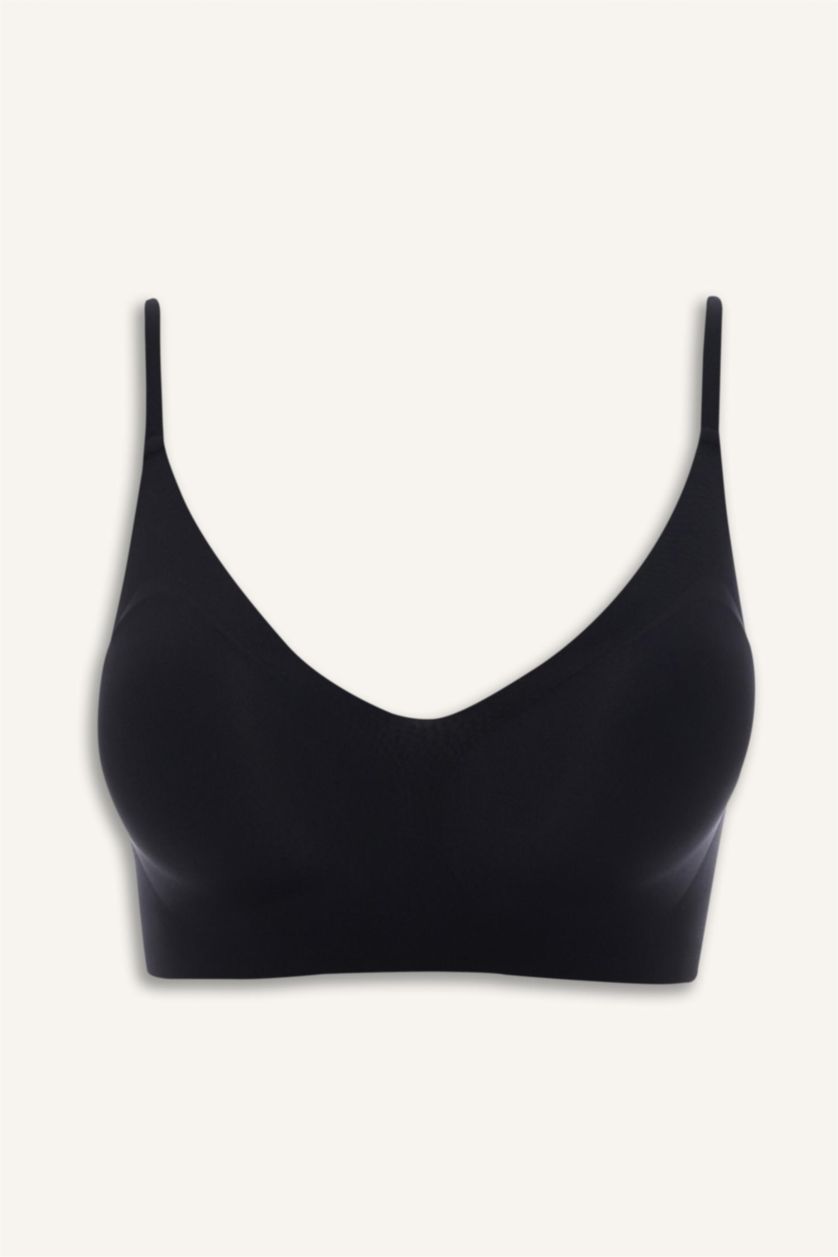 Женщины Черный Fall in Love Со съемными вкладышами Съемная подкладка без косточек бюстгальтер