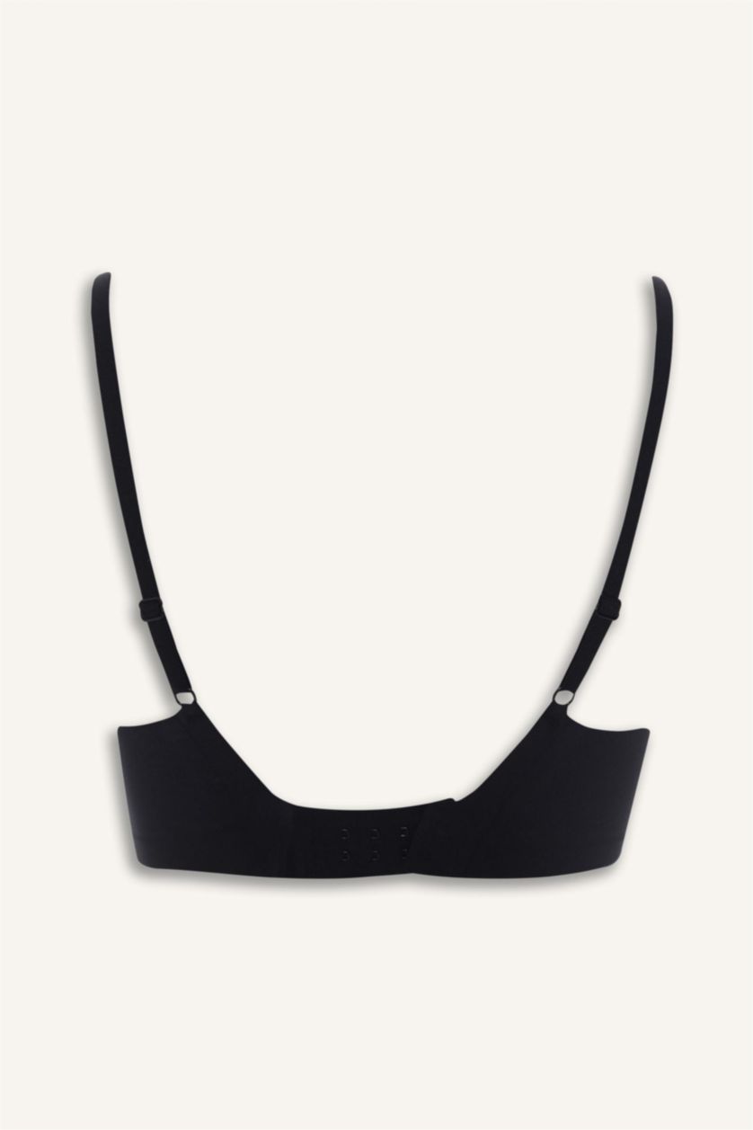 Женщины Черный Fall in Love Со съемными вкладышами Съемная подкладка без косточек бюстгальтер