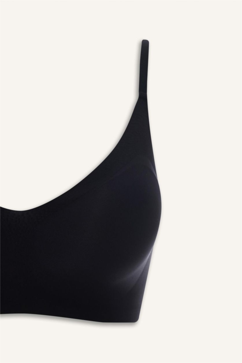 Женщины Черный Fall in Love Со съемными вкладышами Съемная подкладка без косточек бюстгальтер