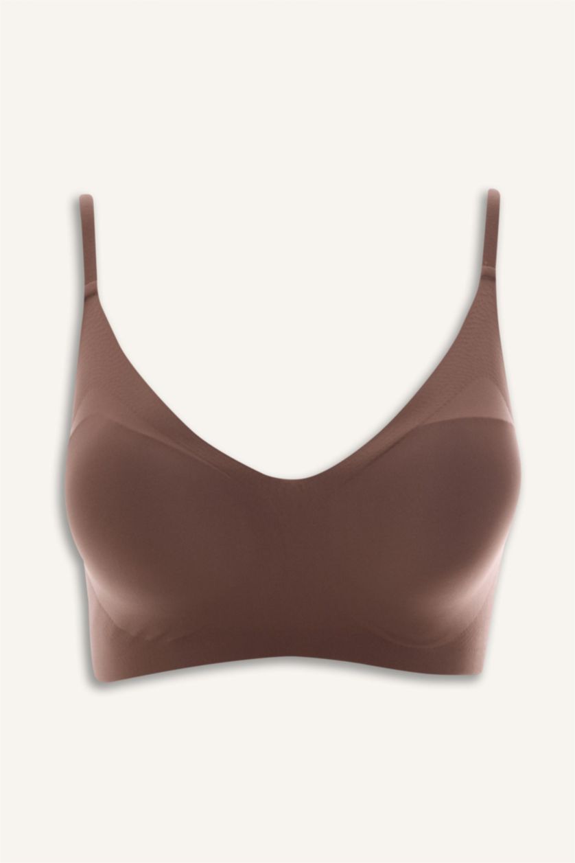 Женщины Светло коричневый Fall in Love Со съемными вкладышами Съемная подкладка без косточек бюстгальтер