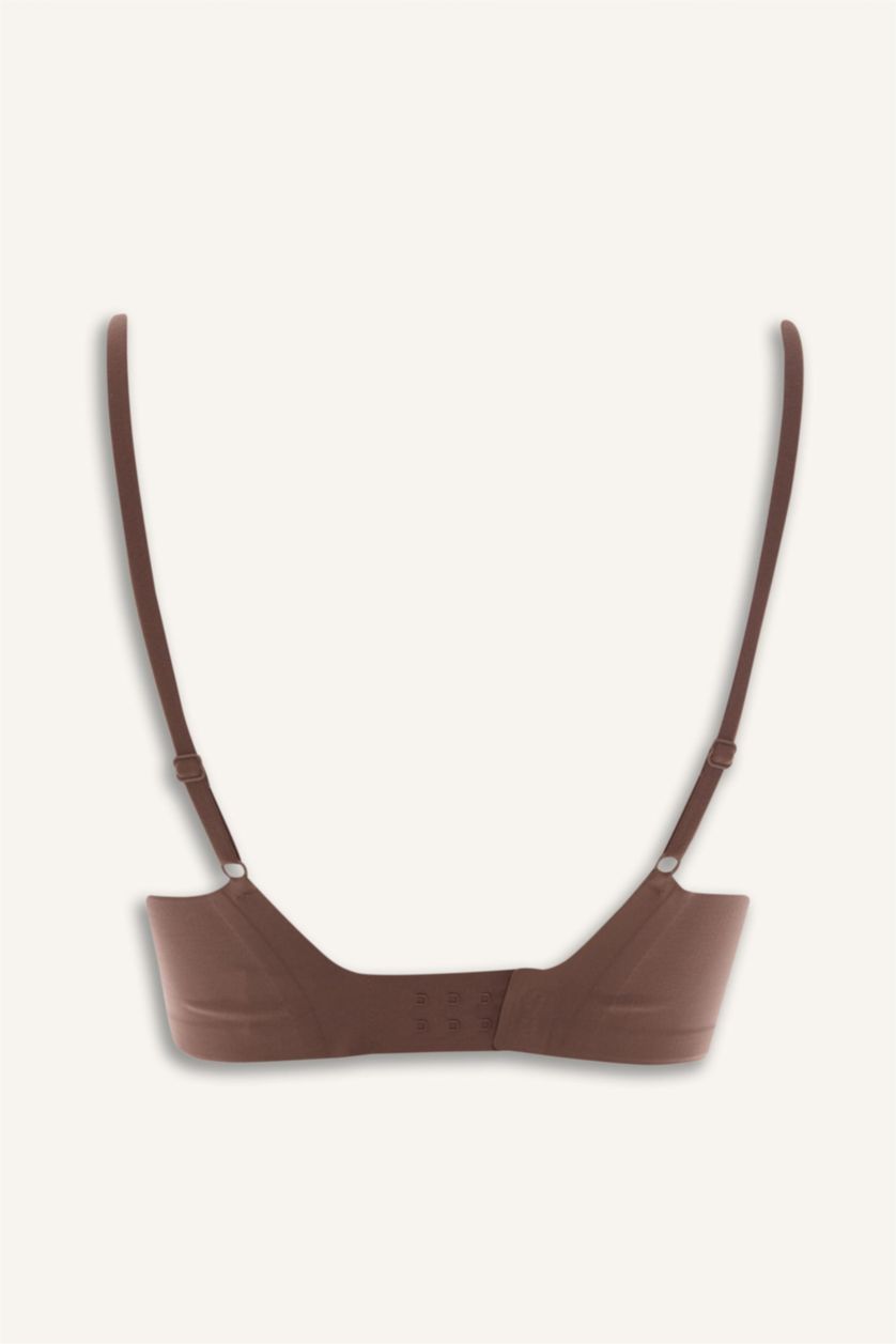 Женщины Светло коричневый Fall in Love Со съемными вкладышами Съемная подкладка без косточек бюстгальтер