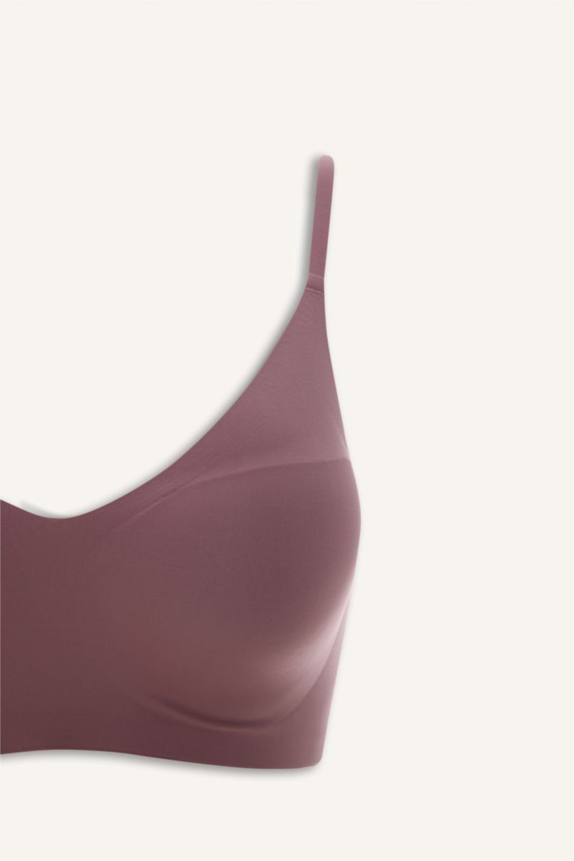 Kadın Gülkurusu Çıkarılabilir Pedli Balensiz Görünmez Sütyen