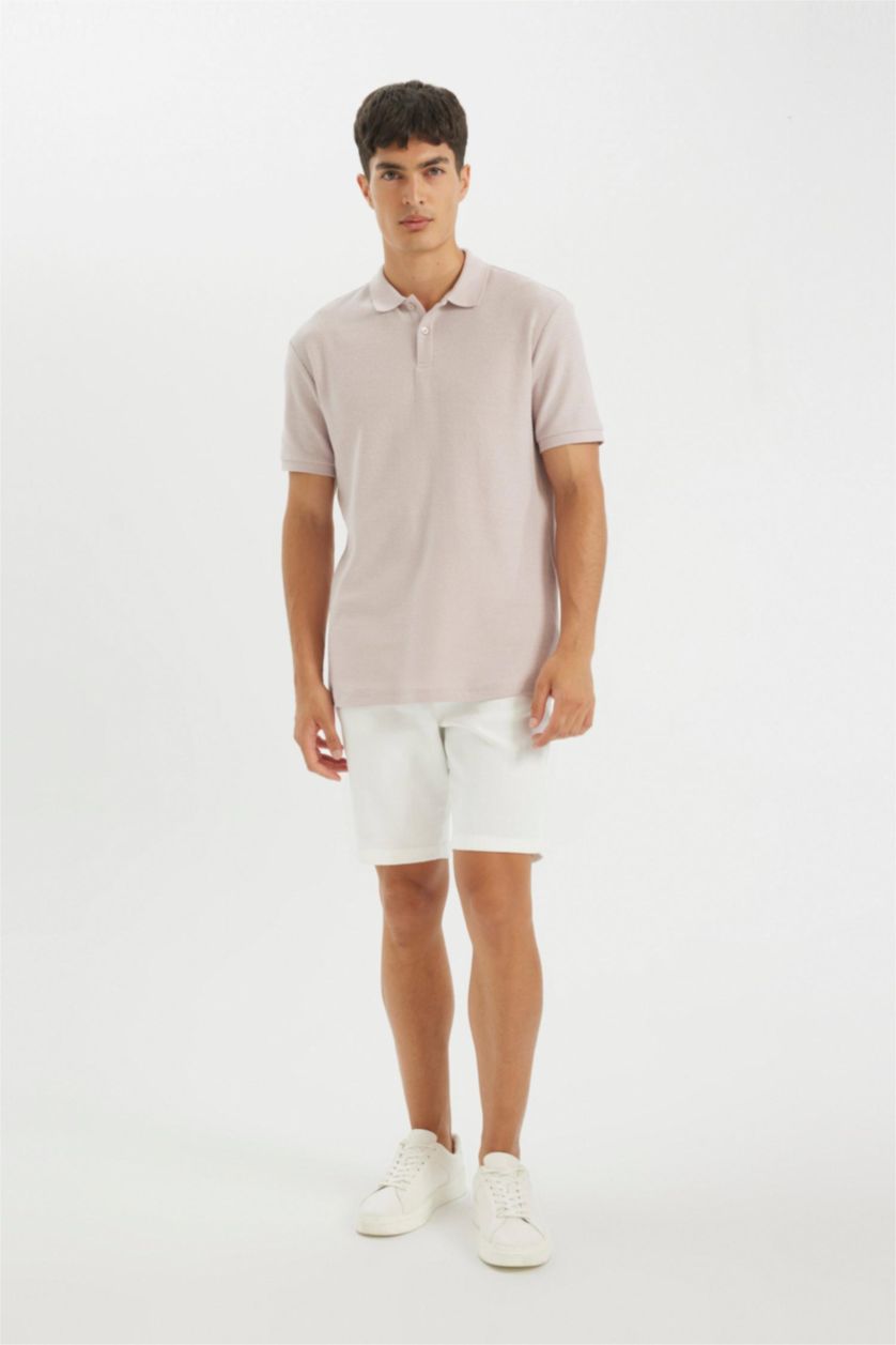 HOMME Blanc Short Bermuda 100% coton