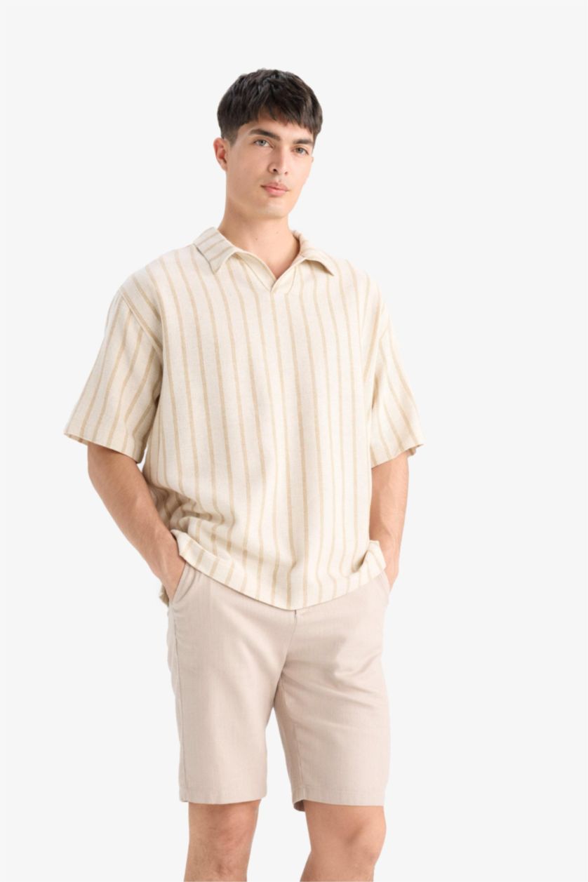 رجال بيج شورت برمودا قطن