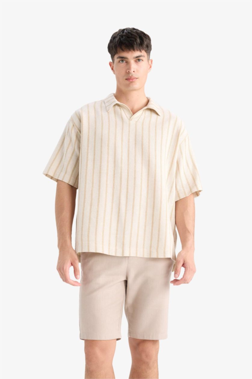 رجال بيج شورت برمودا قطن