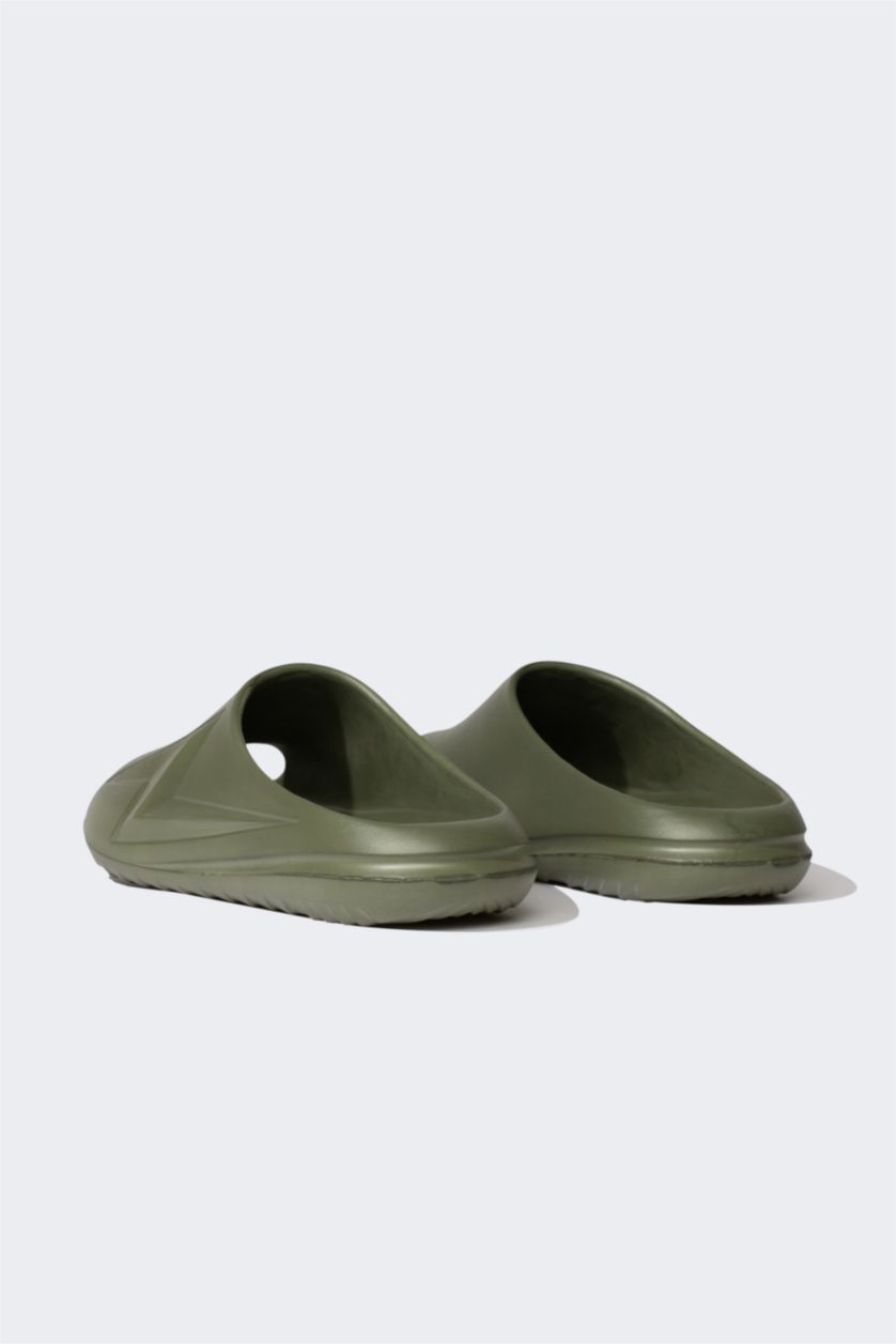Man Khaki Man High Sole Slip On Slippers