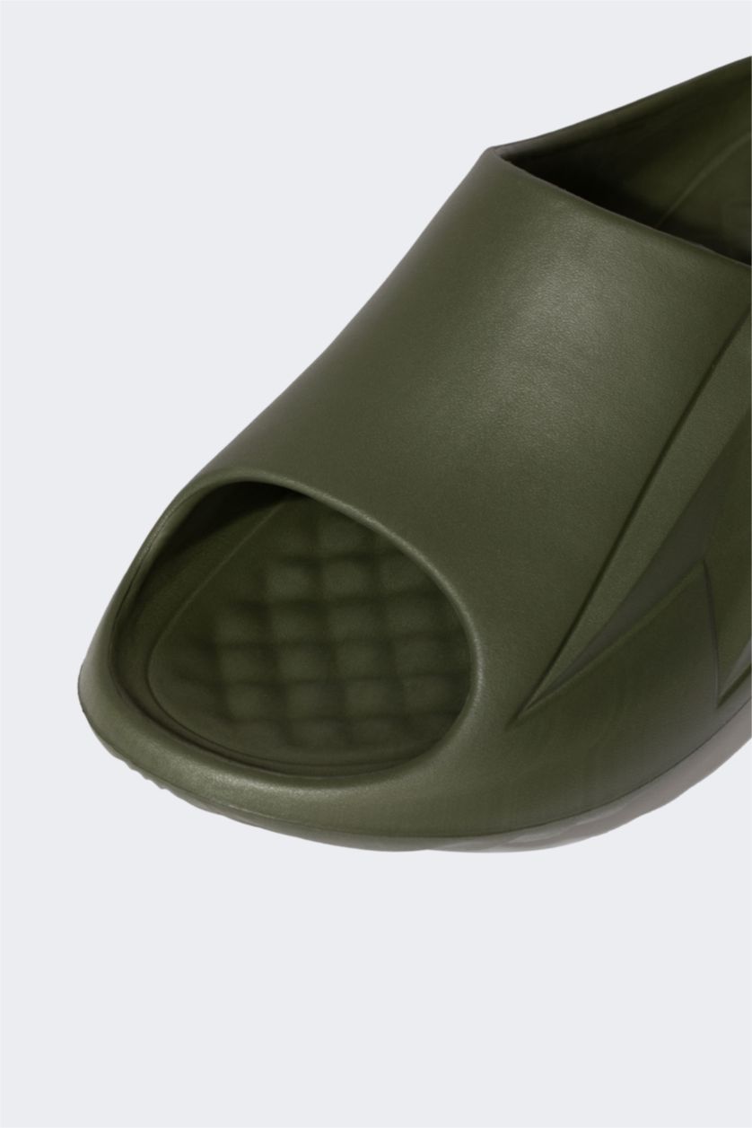 Man Khaki Man High Sole Slip On Slippers