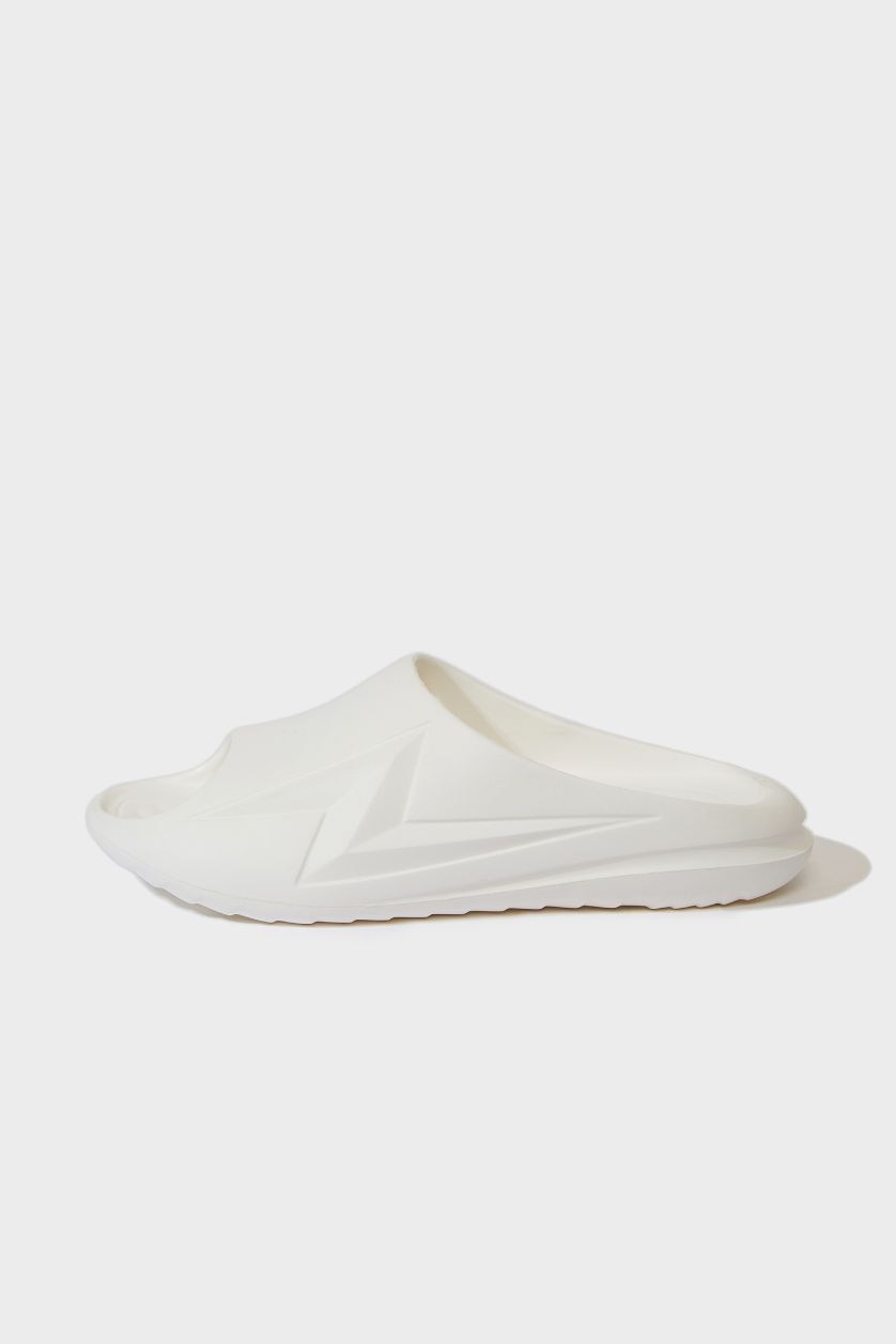 Man White Man High Sole Slipper