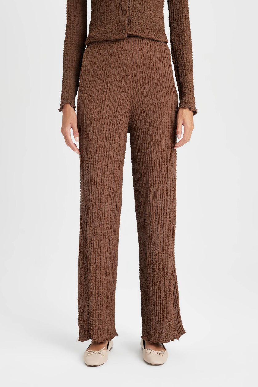 نساء بني بنطلون بجامة رياضي سادة قصة عادية