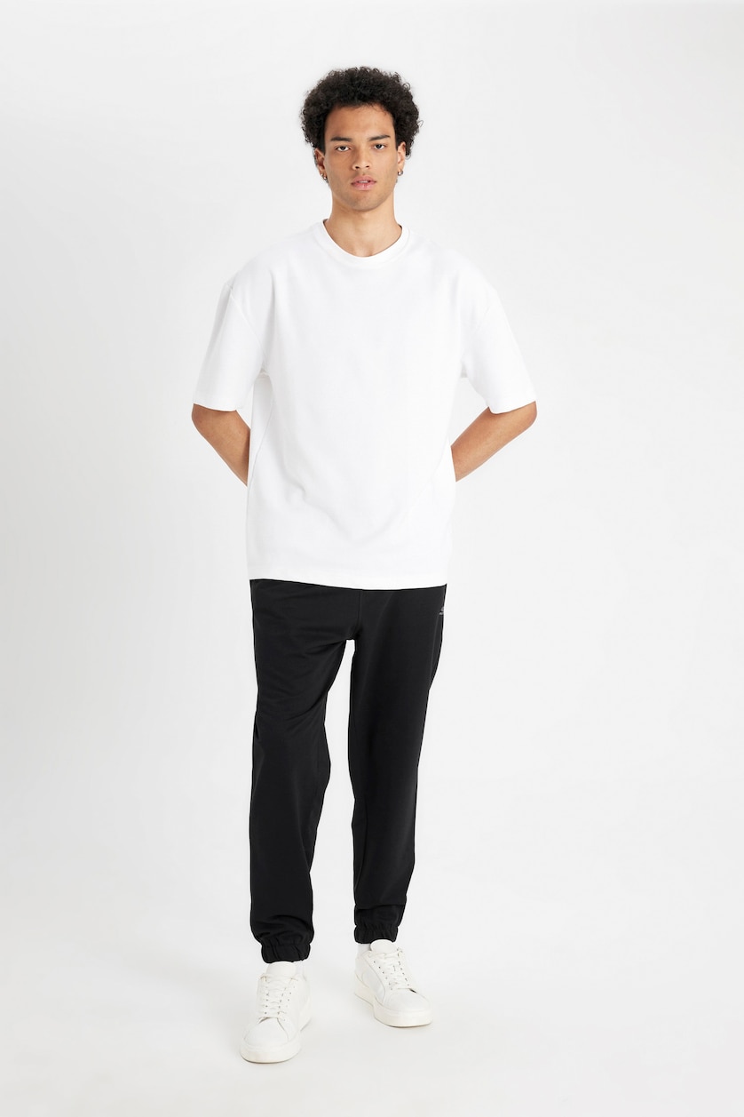 Men Black Regular Fit Trousers