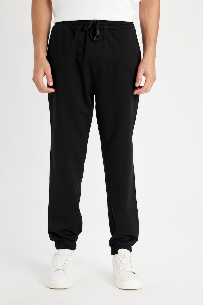 Men Black Regular Fit Trousers