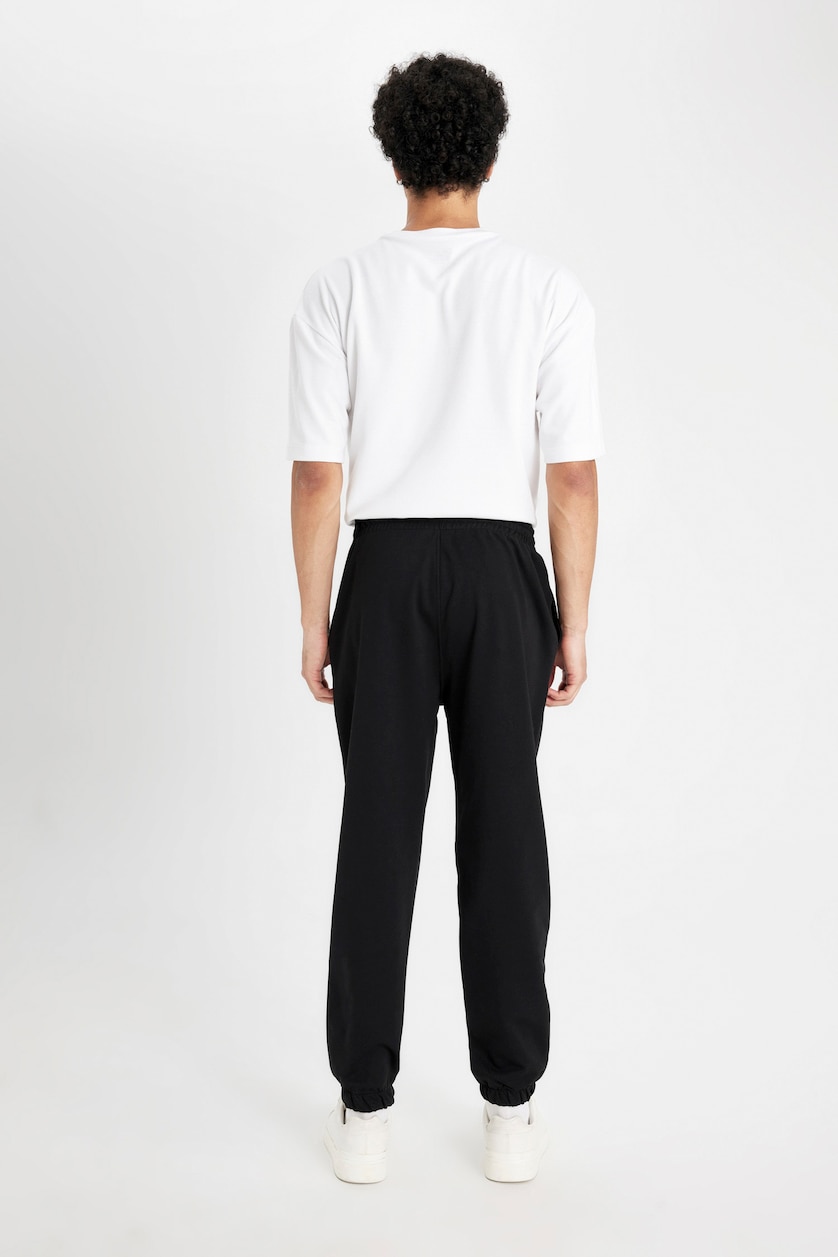 Men Black Regular Fit Trousers