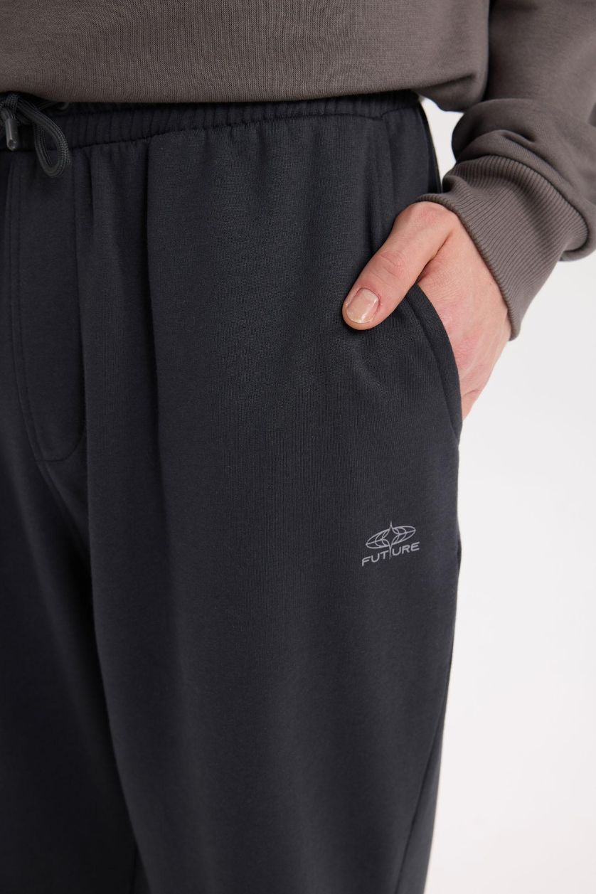 رجالي أنثرا بنطلون سويت بانتس بيزك قصة عادية بجيب بأستك من تحت