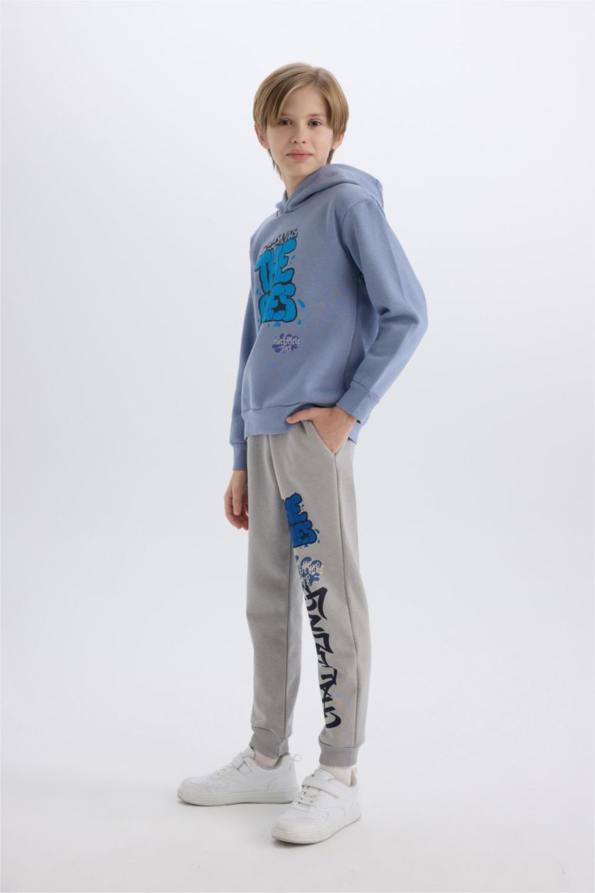 Young Boys - Teen Boys Light Grey Regular Fit Trousers