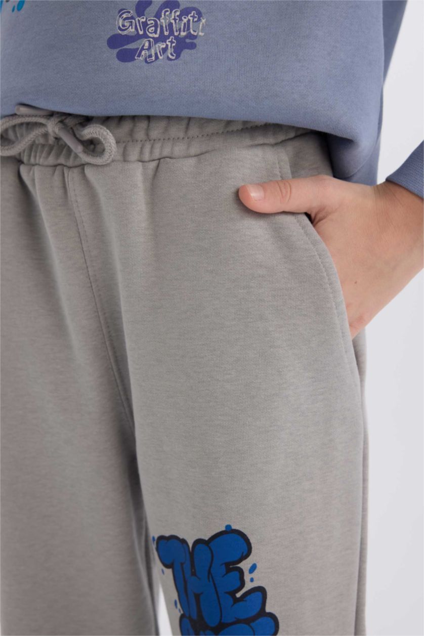 Young Boys - Teen Boys Light Grey Regular Fit Trousers
