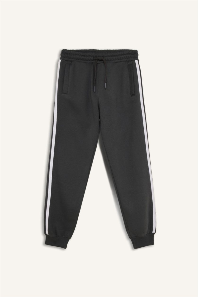 Erkek Çocuk - Genç Erkek Antrasit Erkek Çocuk Beli Paçası Lastikli Eşofman Altı