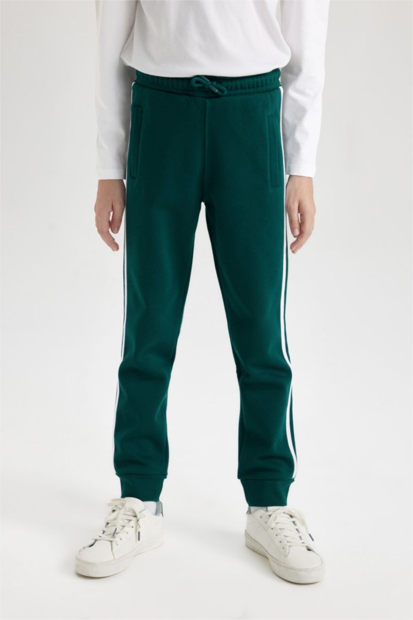 Young Boys - Teen Boys Dark Green Regular Fit Trousers