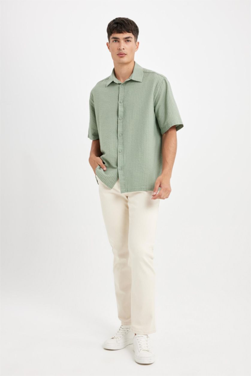 HOMME Beige Jean Denim Sergio - Coupe régulière