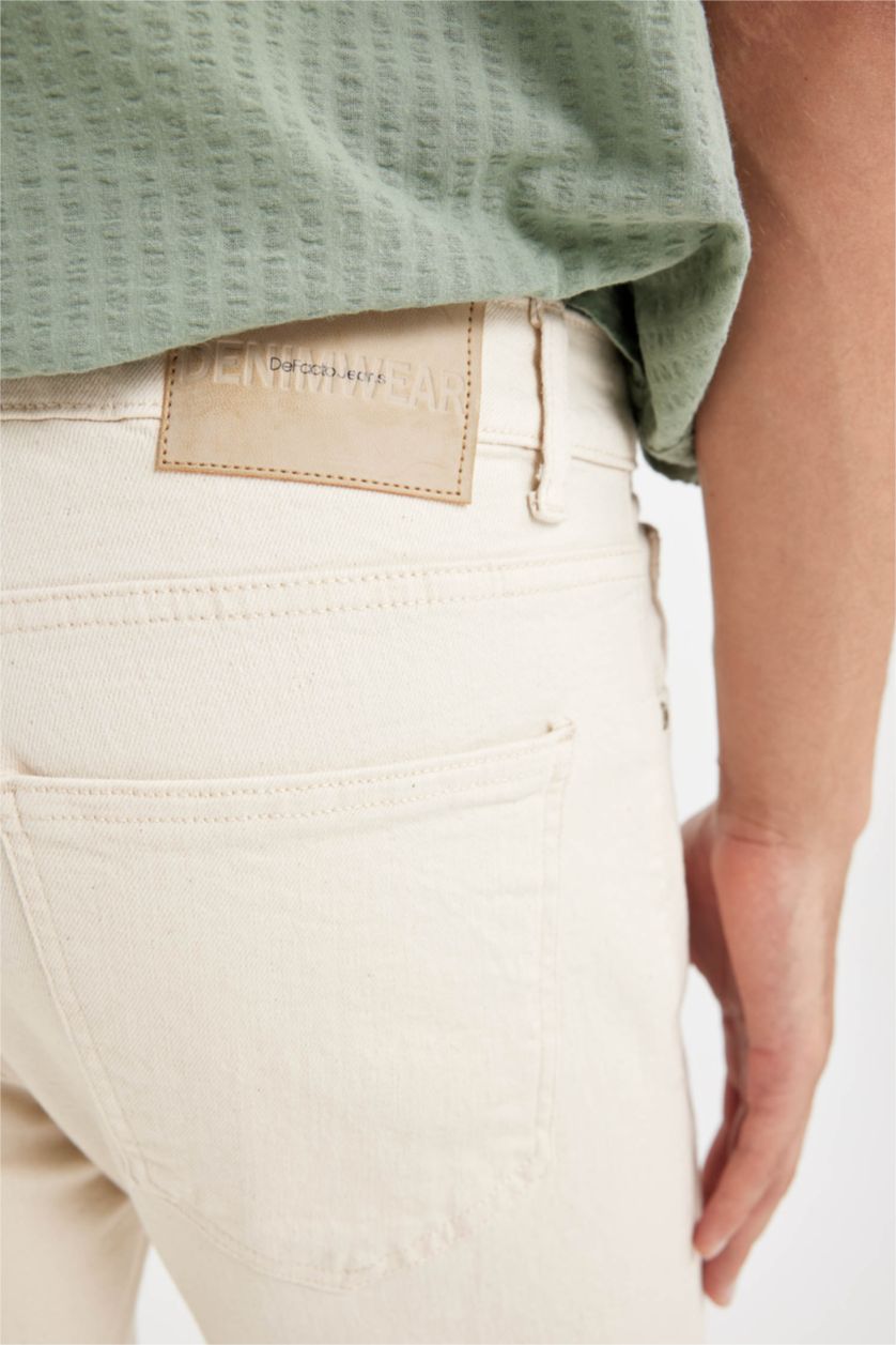 HOMME Beige Jean Denim Sergio - Coupe régulière