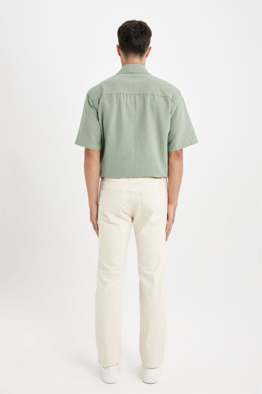 HOMME Beige Jean Denim Sergio - Coupe régulière