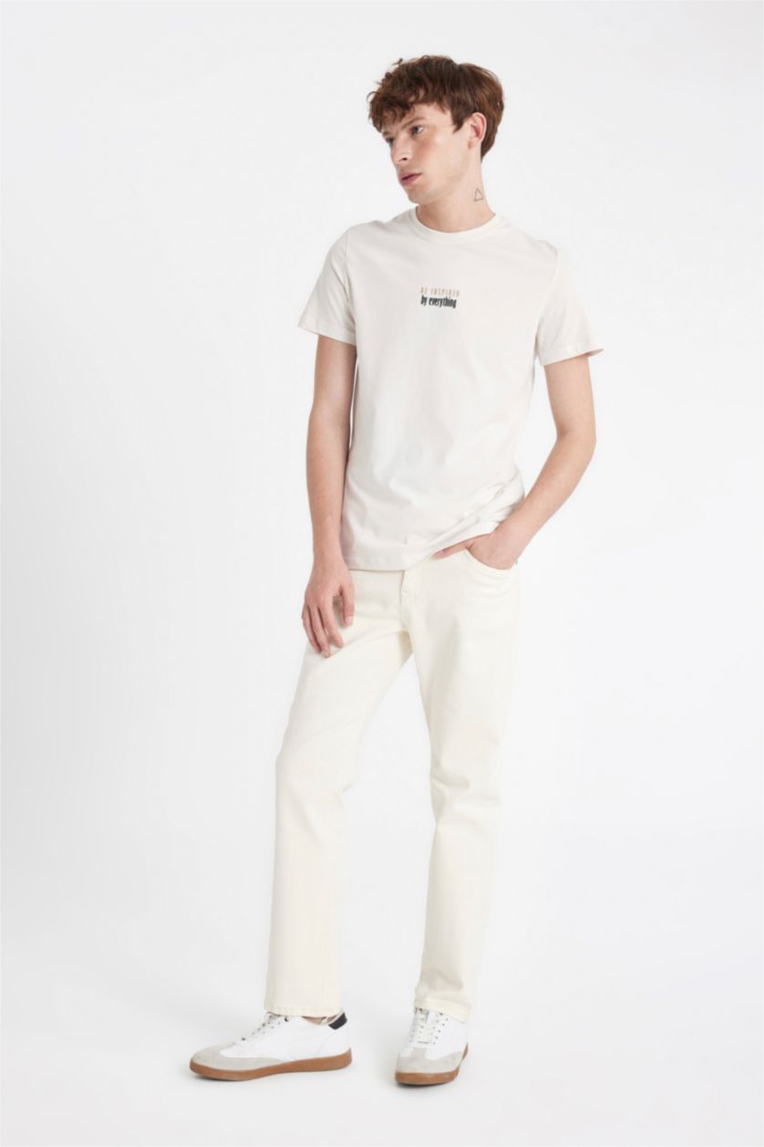 HOMME Beige SERGIO - Coupe régulière