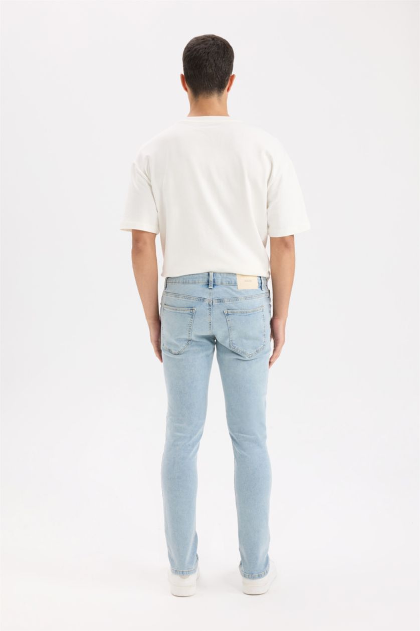MAN Light Blue Pedro Slim Fit Skinny Leg Jeans