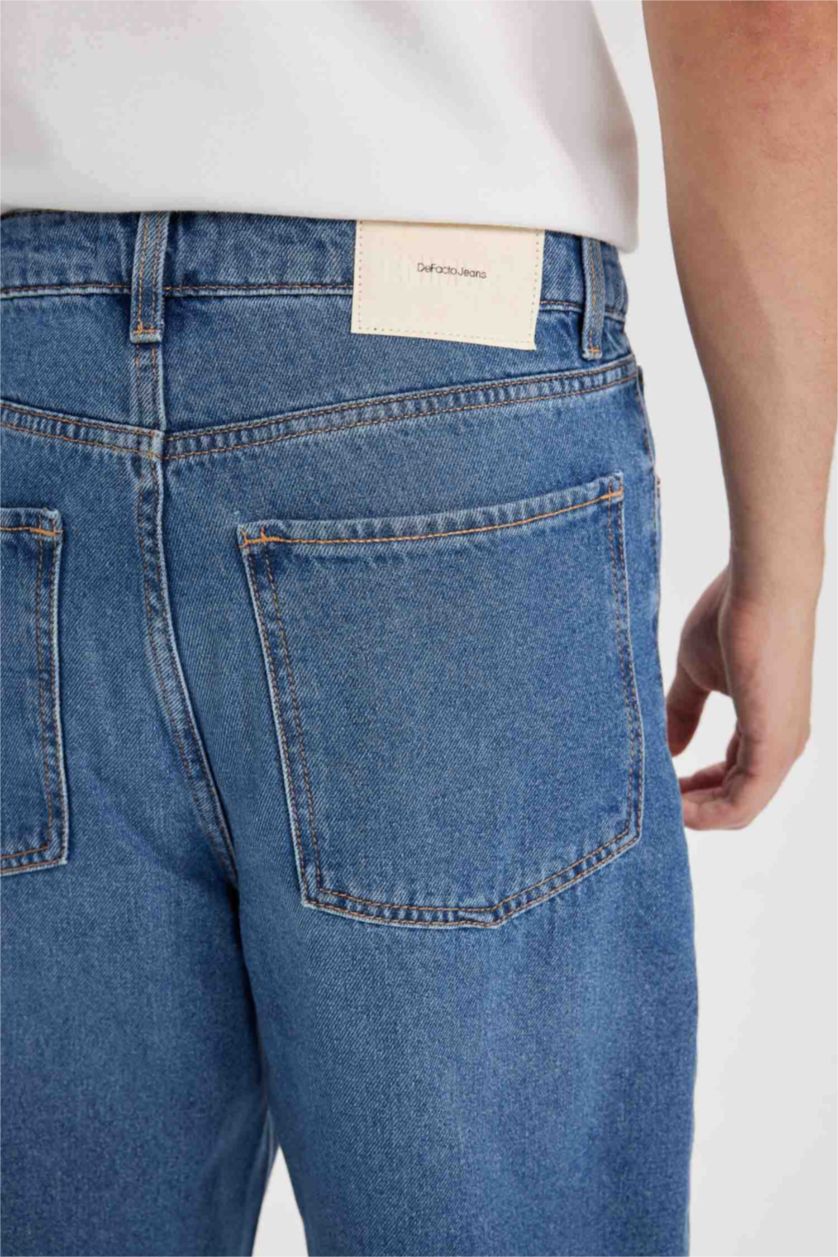 رجال أزرق سروال جينز باجي برجل عادي