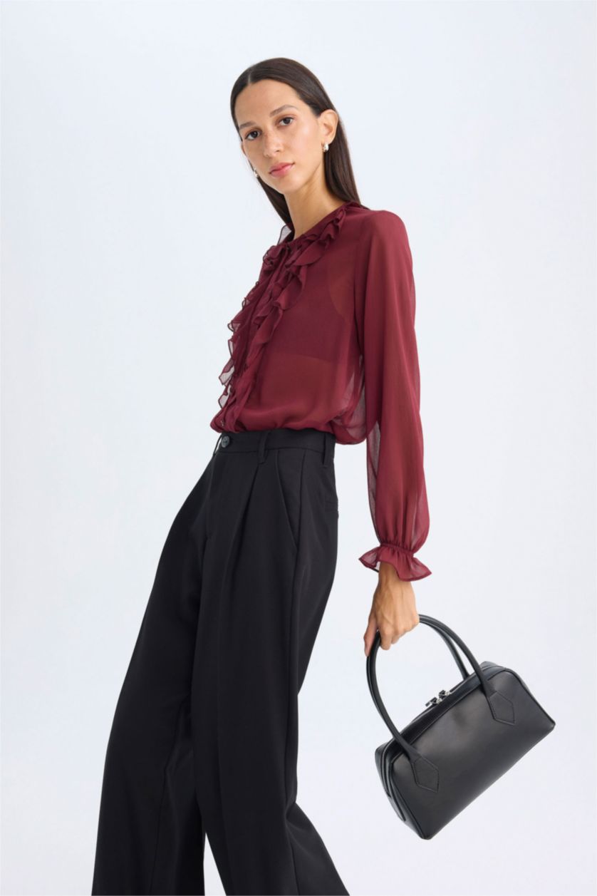 Kadın Siyah Kadın Suni Deri El Çantası