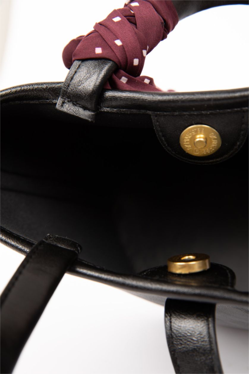 Kadın Siyah Kadın Uzun Askılı Suni Deri Çapraz Çanta