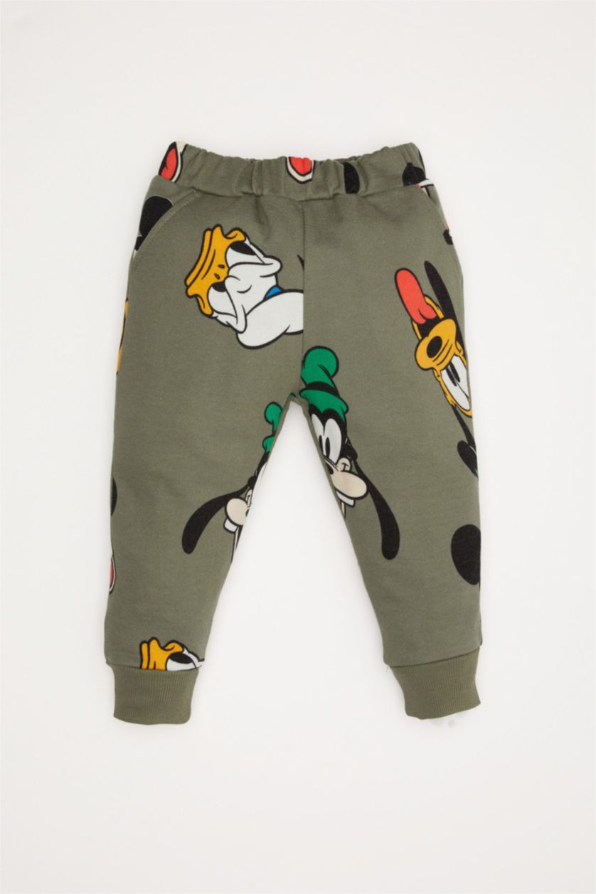 BÉBÉ GARÇON Kaki Clair Ensemble Sweat-shirt et Sweatpants Mickey & Minnie pour BéBé Garçon