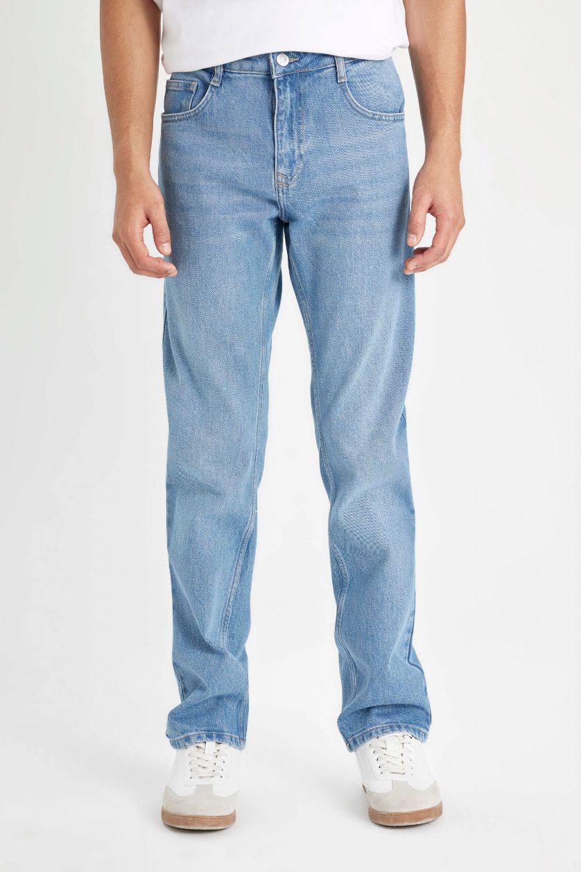 MAN Blue Sergio Regular Fit Normal Waist Jeans