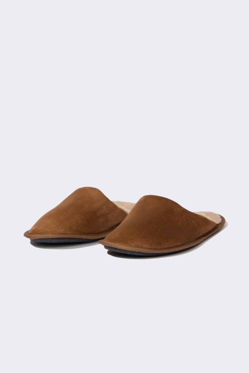 رجال فيزوني بانطوفة للرجال بكعب مسطح