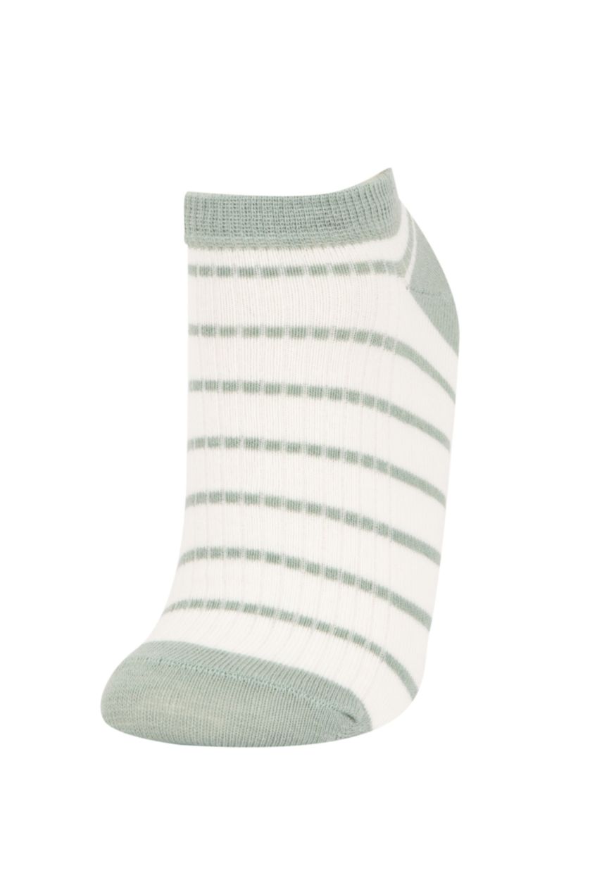 Kadın Karma Kadın 3'lü Pamuklu Patik Çorap