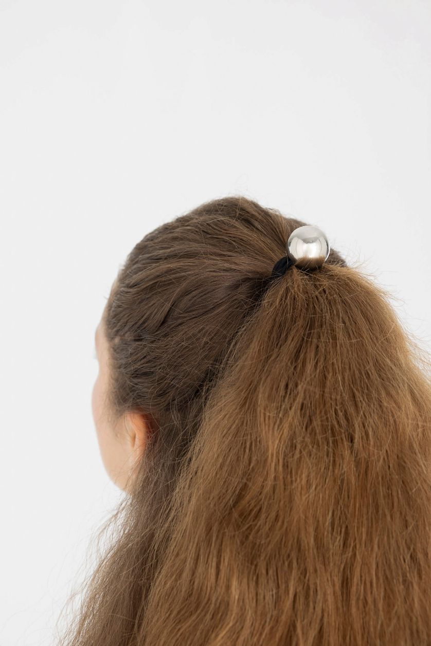 نساء Gümüş إكسسوار شعر نسائي - قطعتين