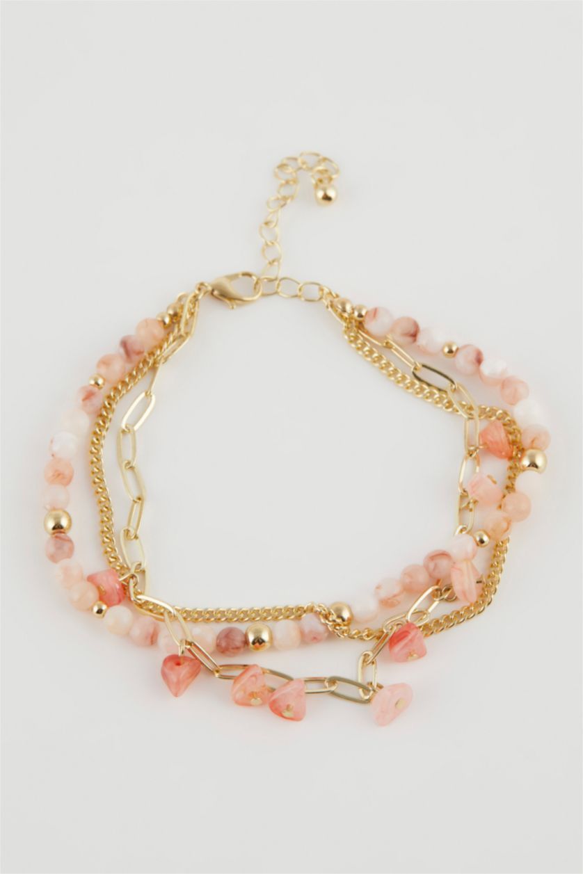 نساء Karma خلخال نسائي ذهبي - 3 قطع