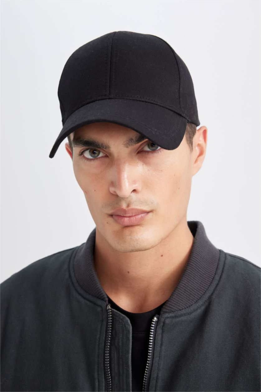 MAN Black Man Cotton Cap Hat