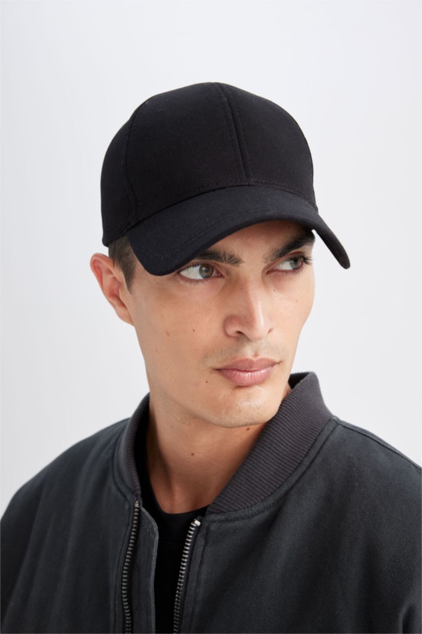 MAN Black Man Cotton Cap Hat