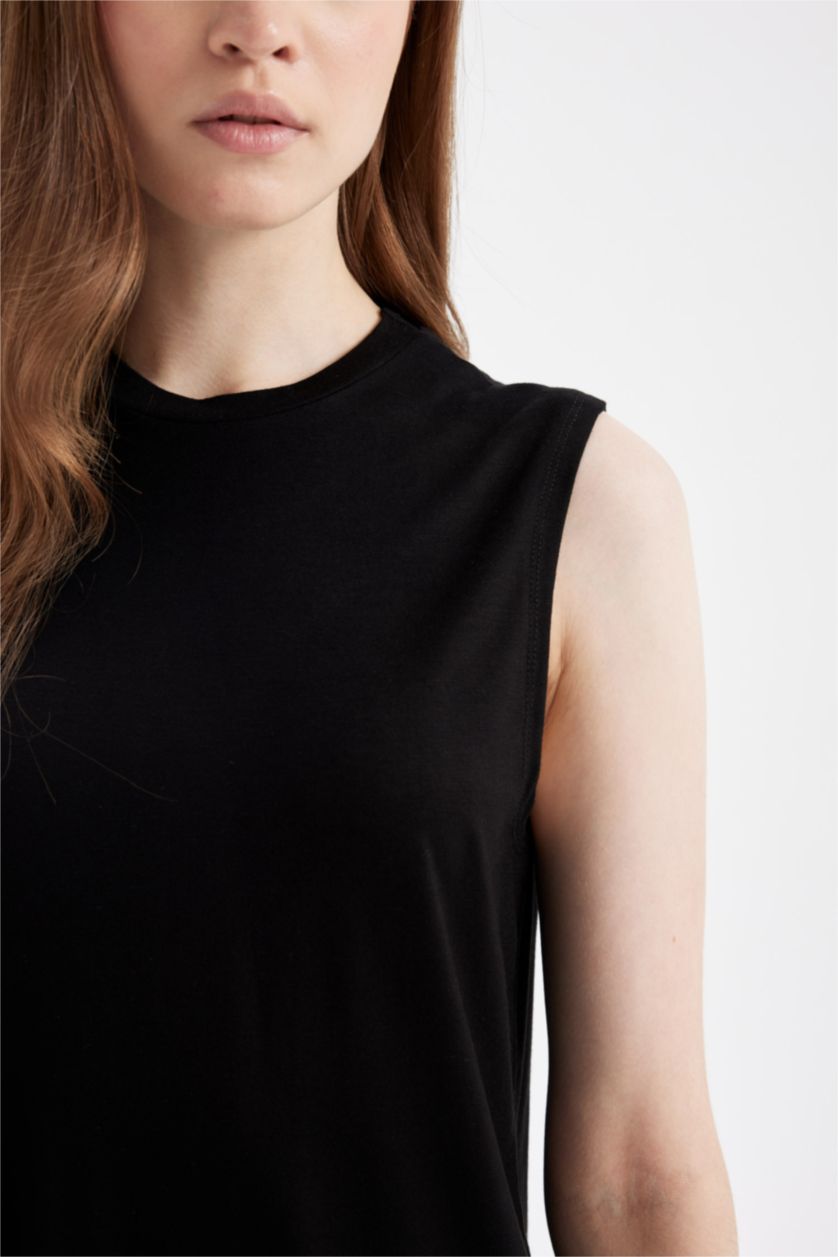 نساء أسود تونيك كت نص كم قصة عادية