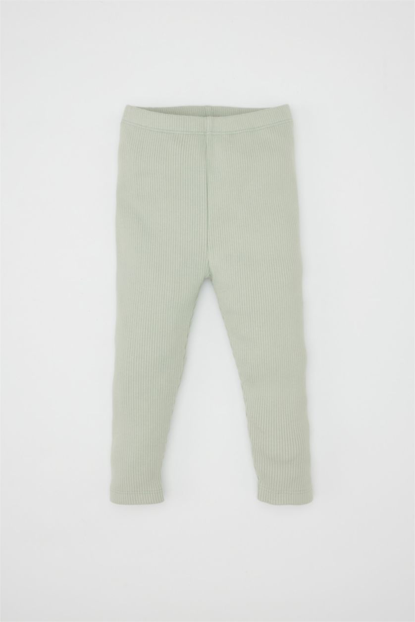 Kız Bebek Mint Kız Bebek 2'li Takım Brodeli Sweatshirt Beli Lastikli Uzun Tayt