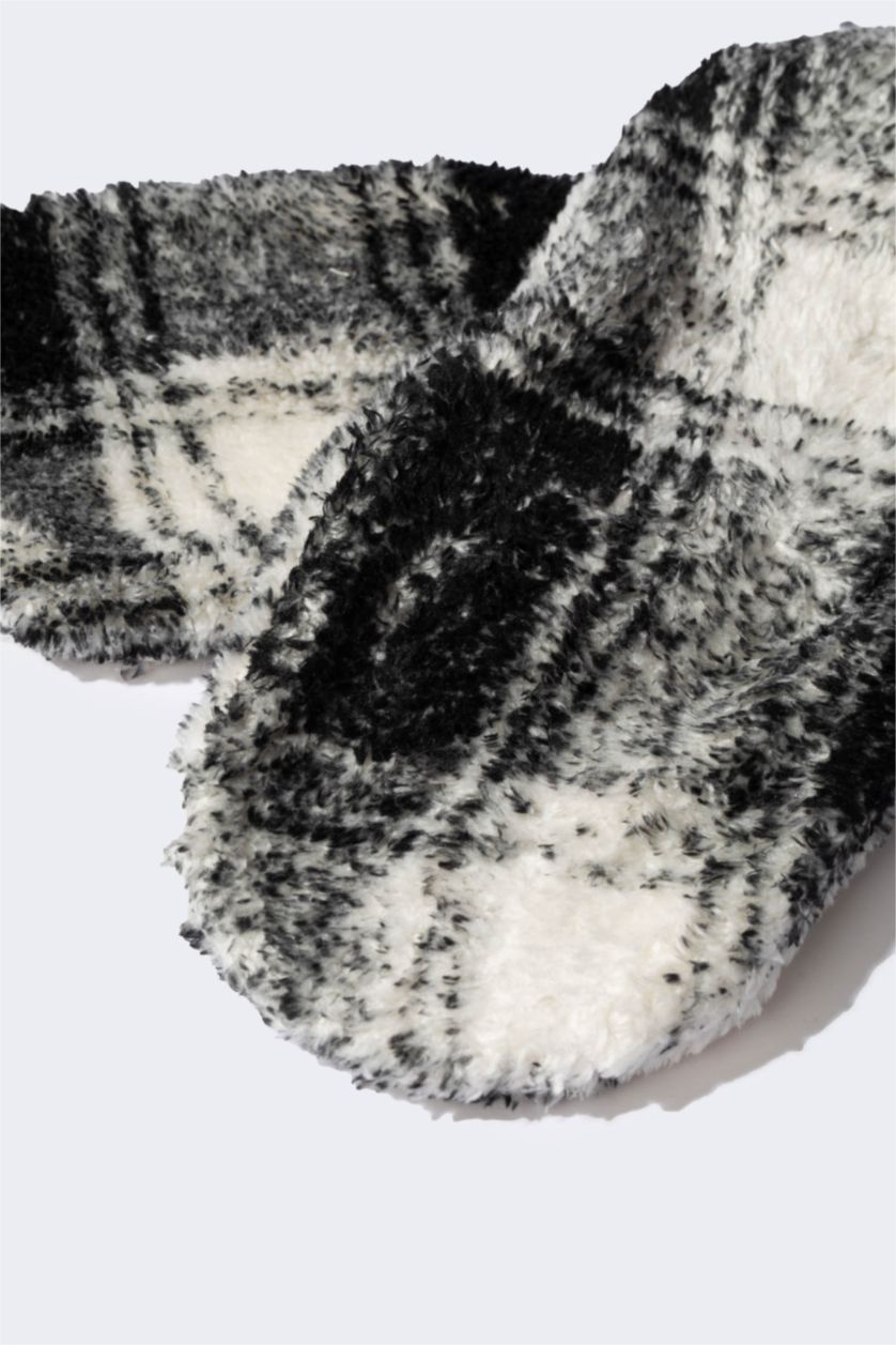 Erkek Karma Erkek Düz Taban Pelüş Ev Patiği