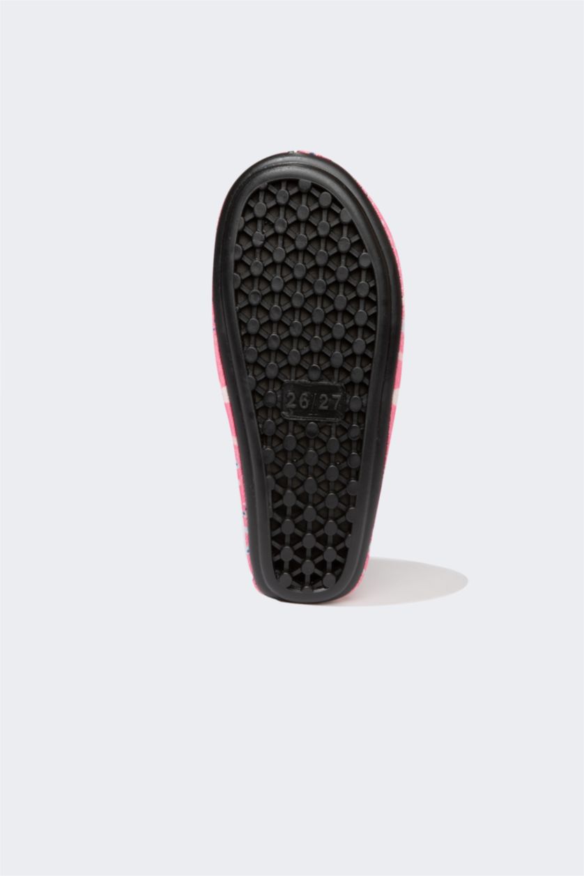 Kız Çocuk - Genç Kız Pembe Kız Çocuk Baskılı Deniz Ayakkabısı