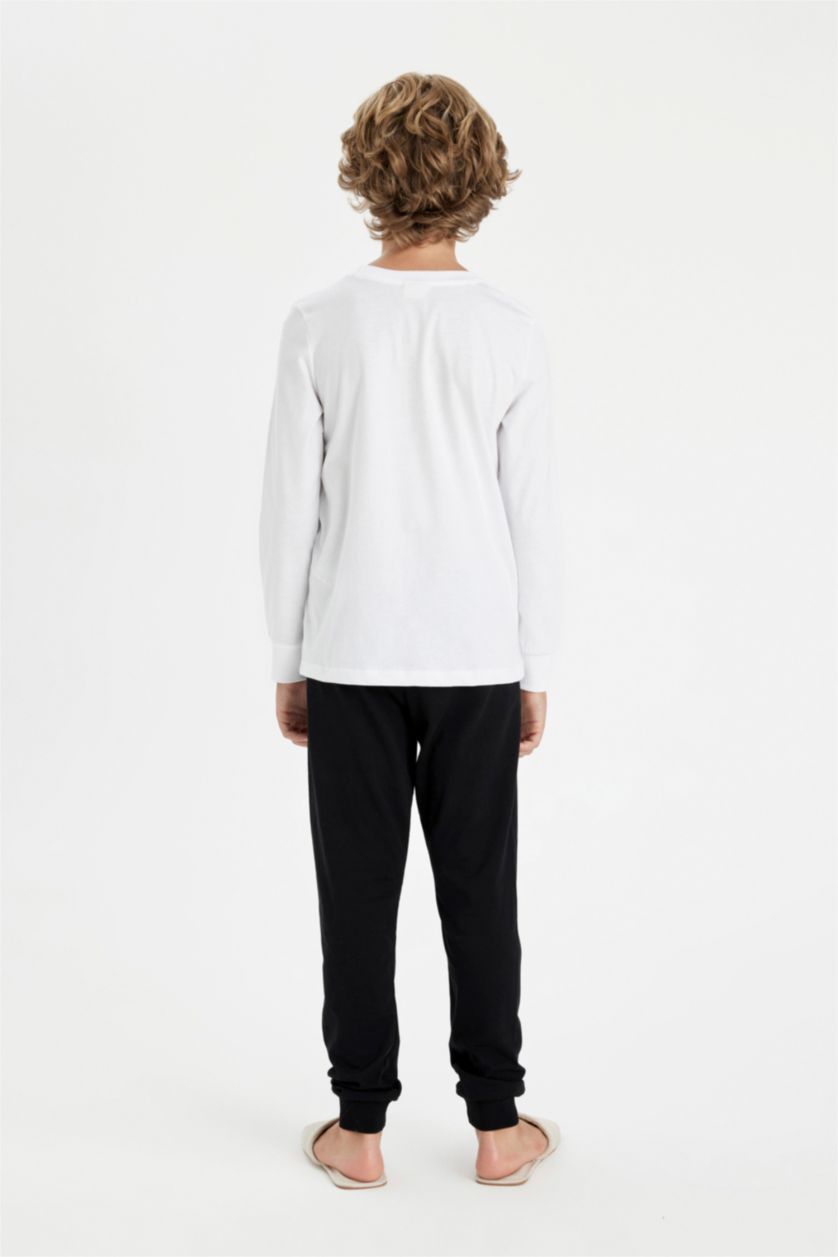 GARÇONS Blanc Ensemble de Pyjama imprimé pour Garçon