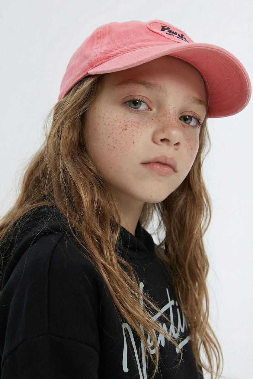 بنات مرجاني قبعة كاسكيت بنات من قطن