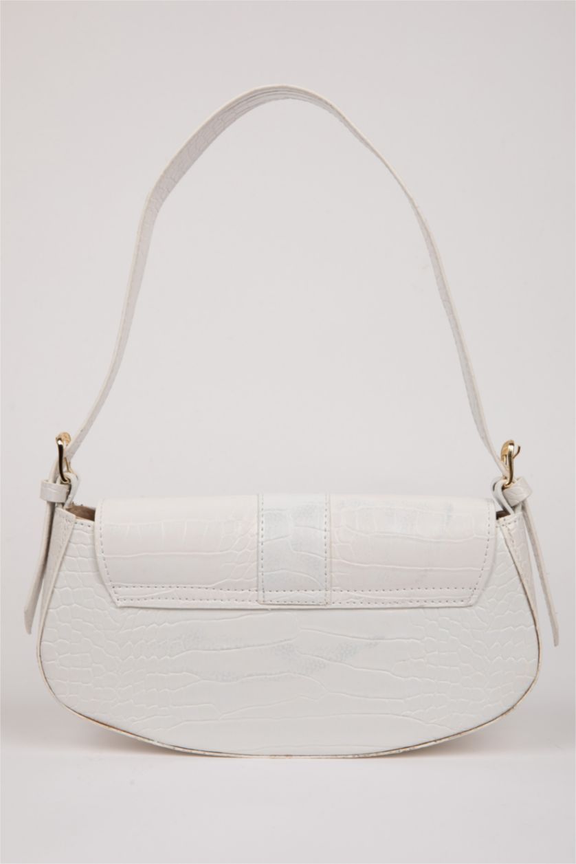 Kadın Beyaz Kadın Suni Deri Çapraz Çanta