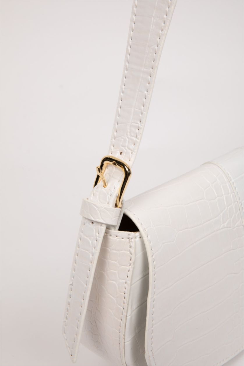 Kadın Beyaz Kadın Suni Deri Çapraz Çanta