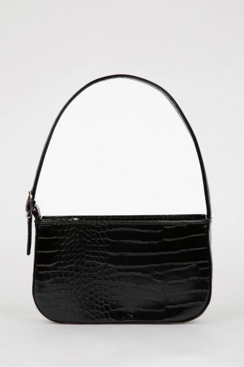 Kadın Siyah Kadın Suni Deri Omuz Çantası